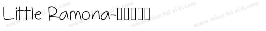 Little Ramona字体转换